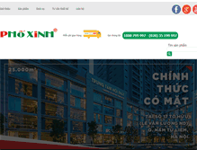 Tablet Screenshot of phoxinhonline.com
